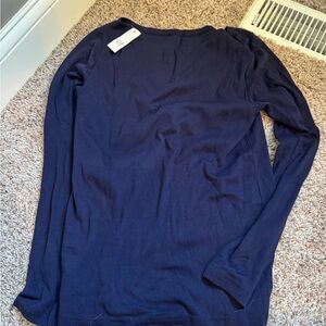 GAP Women’s Favorite Boat Neck Long Sleeve T. Size large NWT